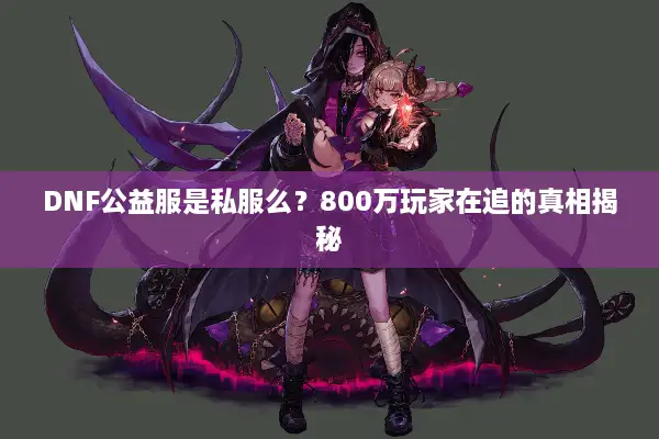 DNF公益服是私服么？800万玩家在追的真相揭秘