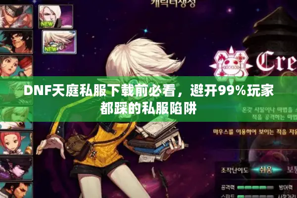 DNF天庭私服下载前必看，避开99%玩家都踩的私服陷阱