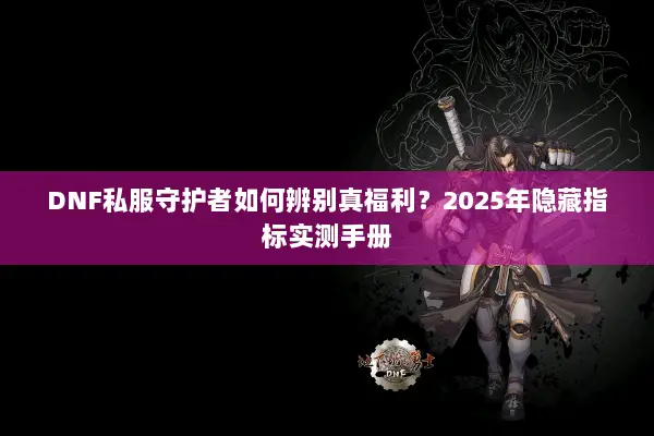 DNF私服守护者如何辨别真福利？2025年隐藏指标实测手册