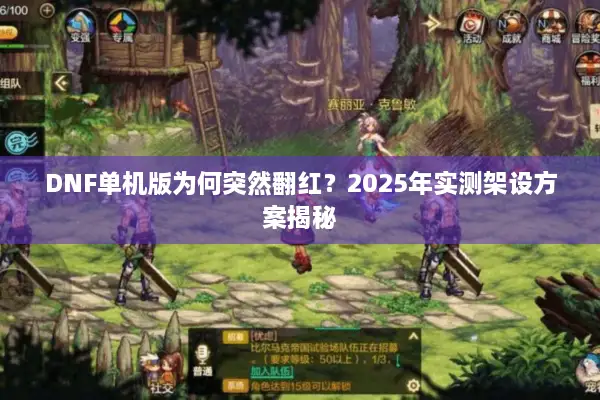 DNF单机版为何突然翻红？2025年实测架设方案揭秘