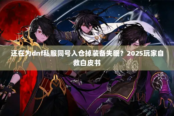 还在为dnf私服同号入仓掉装备失眠？2025玩家自救白皮书