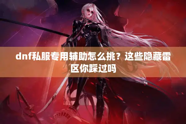 dnf私服专用辅助怎么挑？这些隐藏雷区你踩过吗