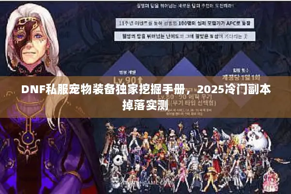 DNF私服宠物装备独家挖掘手册，2025冷门副本掉落实测
