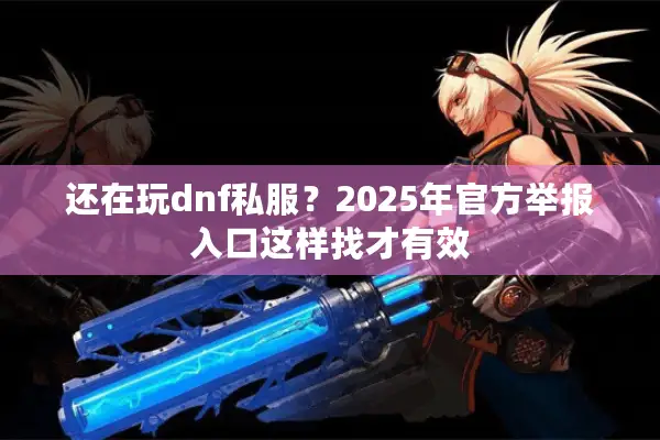 还在玩dnf私服？2025年官方举报入口这样找才有效