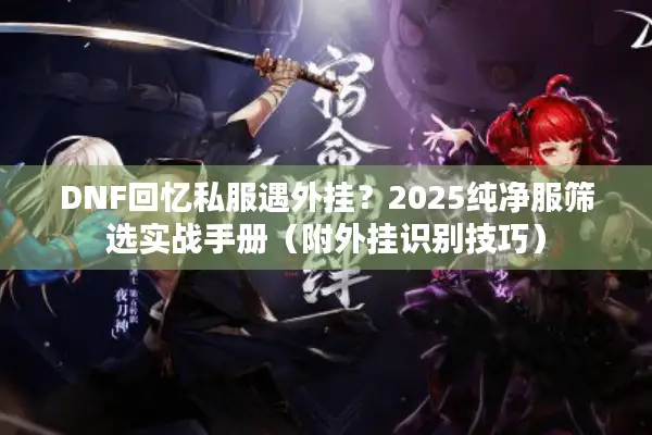 DNF回忆私服遇外挂？2025纯净服筛选实战手册（附外挂识别技巧）