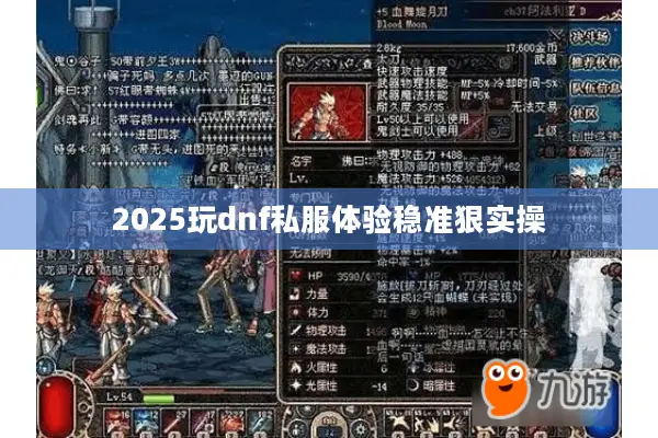2025玩dnf私服体验稳准狠实操