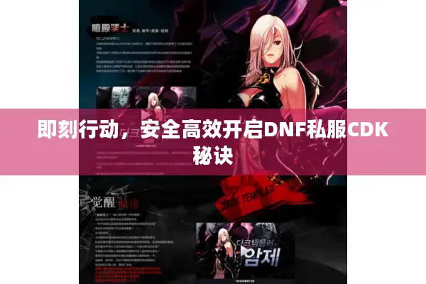 即刻行动，安全高效开启DNF私服CDK秘诀