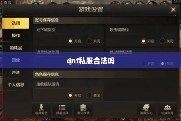 dnf私服合法吗
