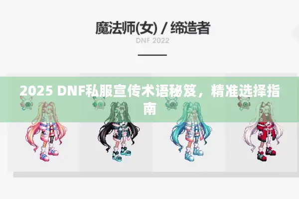2025 DNF私服宣传术语秘笈，精准选择指南