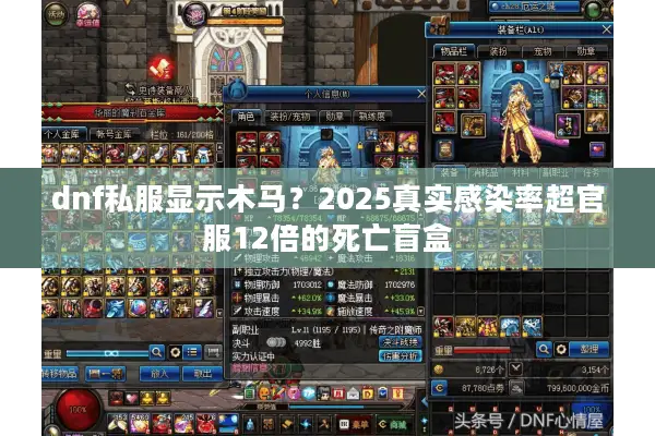 dnf私服显示木马？2025真实感染率超官服12倍的死亡盲盒