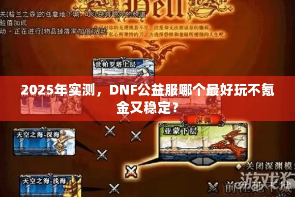 2025年实测，DNF公益服哪个最好玩不氪金又稳定？