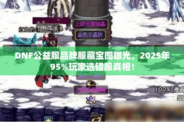 DNF公益服品牌服藏宝图曝光，2025年95%玩家选错服真相！