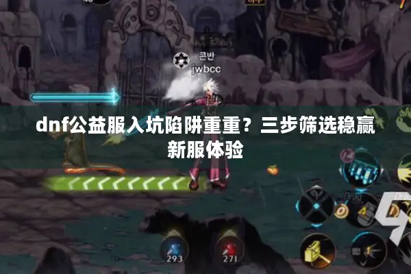 dnf公益服入坑陷阱重重？三步筛选稳赢新服体验