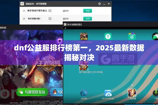 dnf公益服排行榜第一，2025最新数据揭秘对决