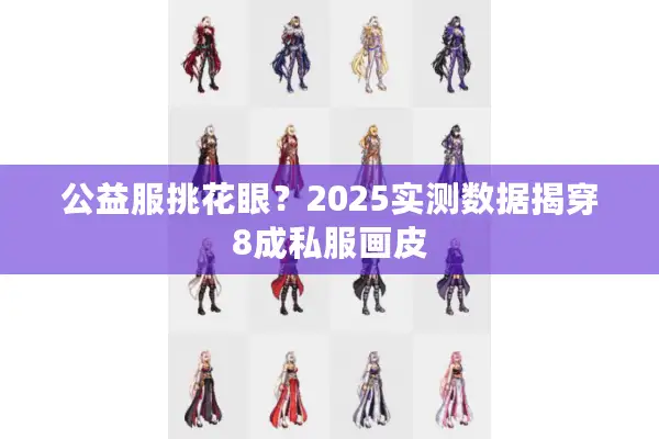 公益服挑花眼？2025实测数据揭穿8成私服画皮