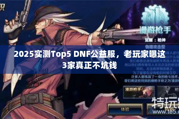 2025实测Top5 DNF公益服，老玩家曝这3家真正不坑钱