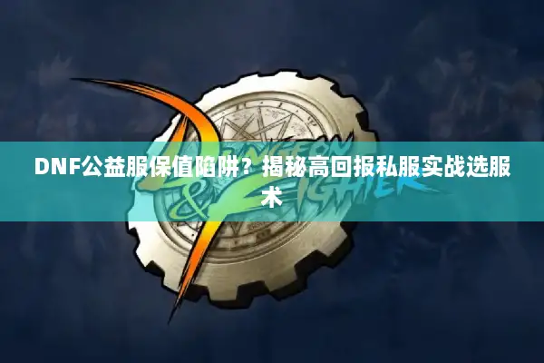 DNF公益服保值陷阱？揭秘高回报私服实战选服术