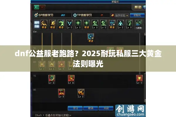 dnf公益服老跑路？2025耐玩私服三大黄金法则曝光