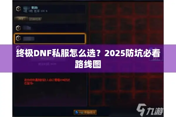 终极DNF私服怎么选？2025防坑必看路线图