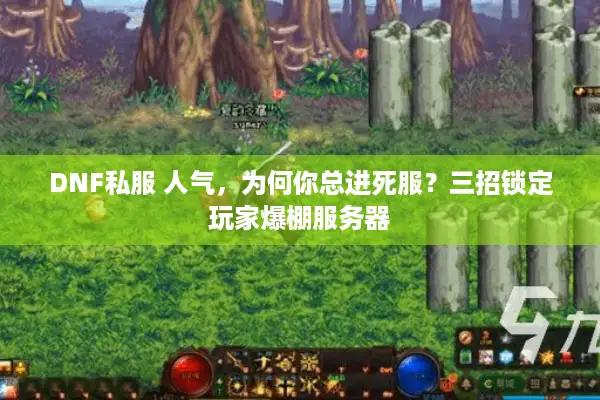 DNF私服 人气，为何你总进死服？三招锁定玩家爆棚服务器