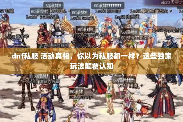 dnf私服 活动真相，你以为私服都一样？这些独家玩法颠覆认知