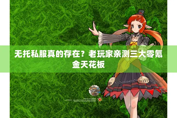 无托私服真的存在？老玩家亲测三大零氪金天花板