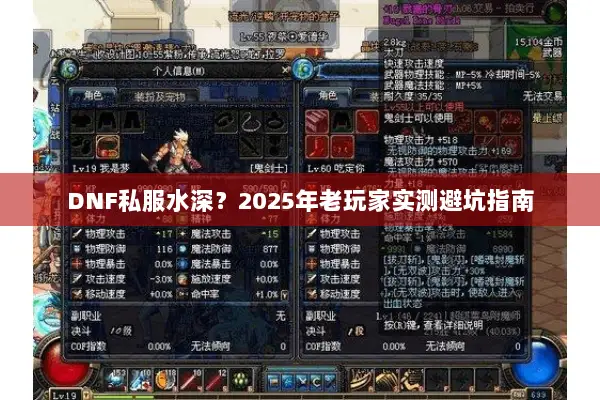 DNF私服水深？2025年老玩家实测避坑指南