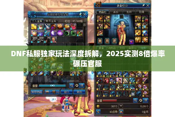 DNF私服独家玩法深度拆解，2025实测8倍爆率碾压官服