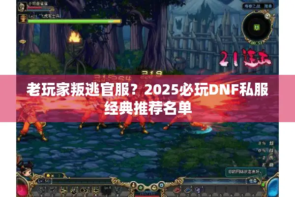 老玩家叛逃官服？2025必玩DNF私服经典推荐名单
