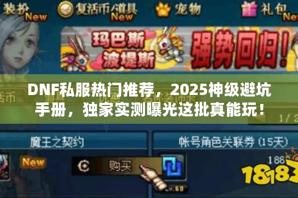DNF私服热门推荐，2025神级避坑手册，独家实测曝光这批真能玩！