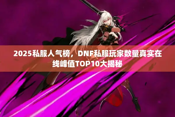 2025私服人气榜，DNF私服玩家数量真实在线峰值TOP10大揭秘