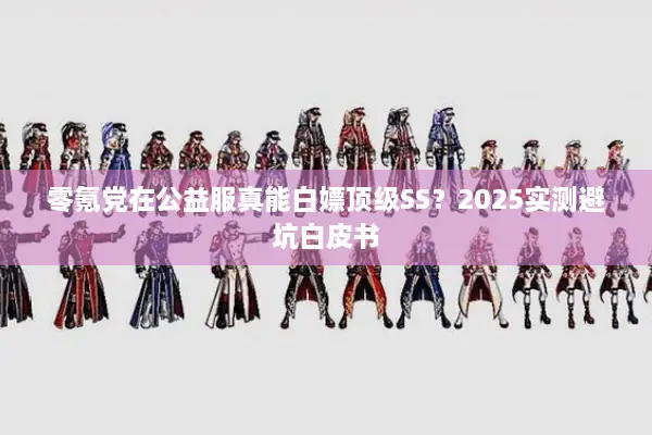 零氪党在公益服真能白嫖顶级SS？2025实测避坑白皮书