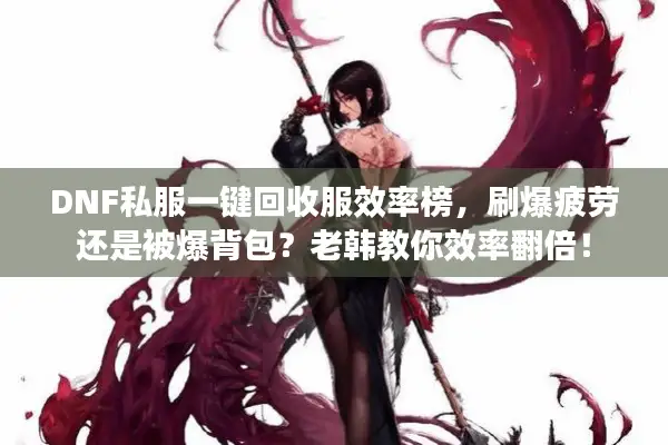 DNF私服一键回收服效率榜，刷爆疲劳还是被爆背包？老韩教你效率翻倍！