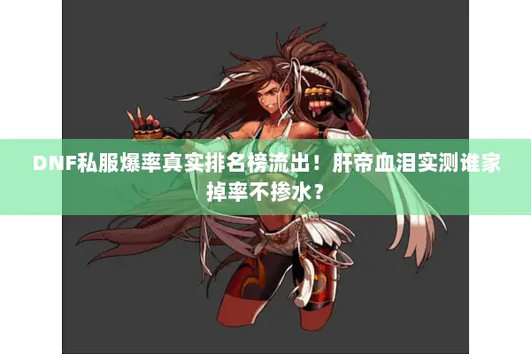 DNF私服爆率真实排名榜流出！肝帝血泪实测谁家掉率不掺水？