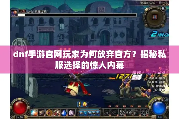 dnf手游官网玩家为何放弃官方？揭秘私服选择的惊人内幕