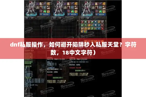 dnf私服操作，如何避开陷阱秒入私服天堂？字符数，18中文字符）