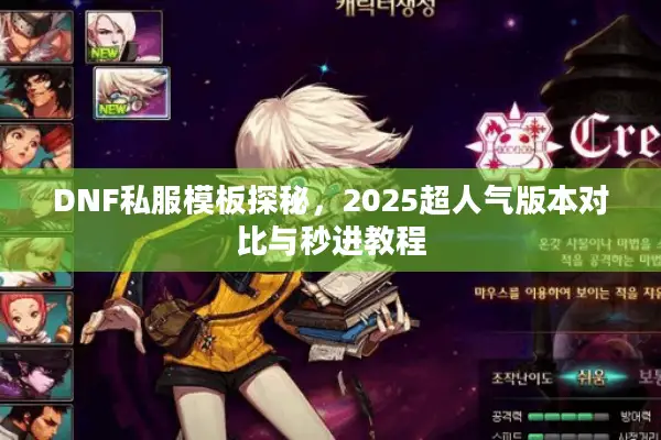 DNF私服模板探秘，2025超人气版本对比与秒进教程
