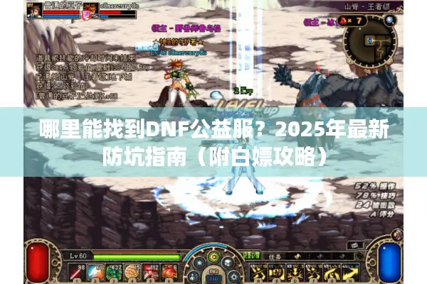 哪里能找到DNF公益服？2025年最新防坑指南（附白嫖攻略）