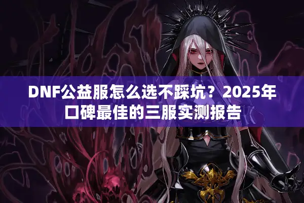 DNF公益服怎么选不踩坑？2025年口碑最佳的三服实测报告
