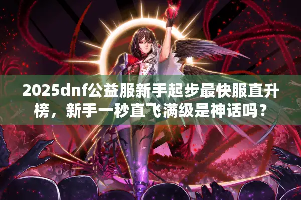 2025dnf公益服新手起步最快服直升榜，新手一秒直飞满级是神话吗？