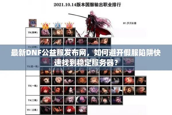 最新DNF公益服发布网，如何避开假服陷阱快速找到稳定服务器？