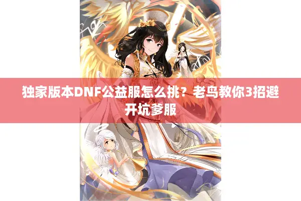 独家版本DNF公益服怎么挑？老鸟教你3招避开坑爹服