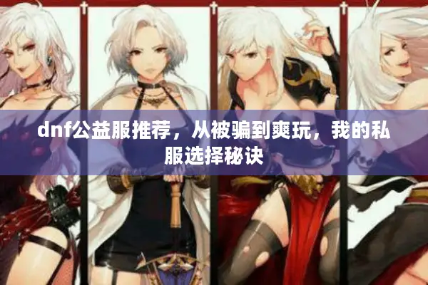 dnf公益服推荐，从被骗到爽玩，我的私服选择秘诀