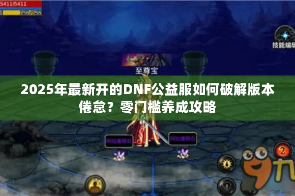 2025年最新开的DNF公益服如何破解版本倦怠？零门槛养成攻略