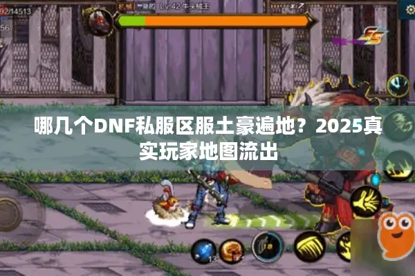 哪几个DNF私服区服土豪遍地？2025真实玩家地图流出