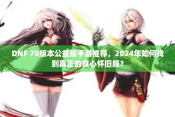 DNF 70版本公益服手游推荐，2024年如何找到真正的良心怀旧服？