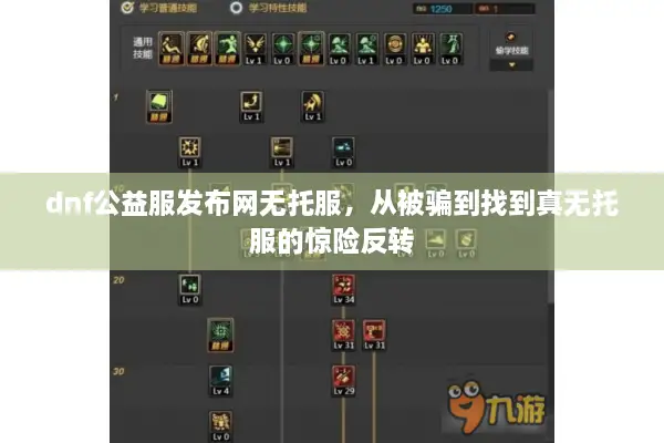 dnf公益服发布网无托服，从被骗到找到真无托服的惊险反转