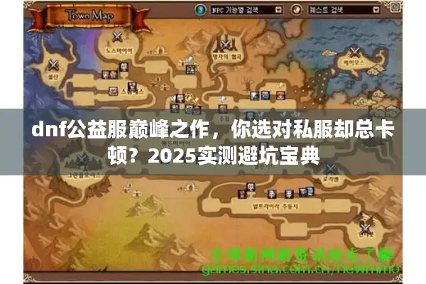 dnf公益服巅峰之作，你选对私服却总卡顿？2025实测避坑宝典