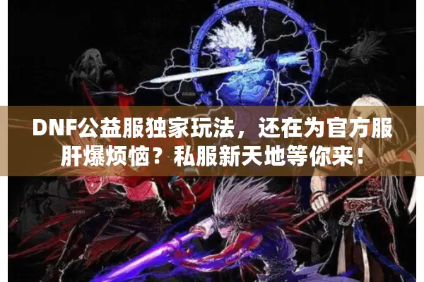 DNF公益服独家玩法，还在为官方服肝爆烦恼？私服新天地等你来！