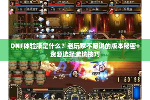 DNF体验服是什么？老玩家不愿说的版本秘密+资源选择避坑技巧